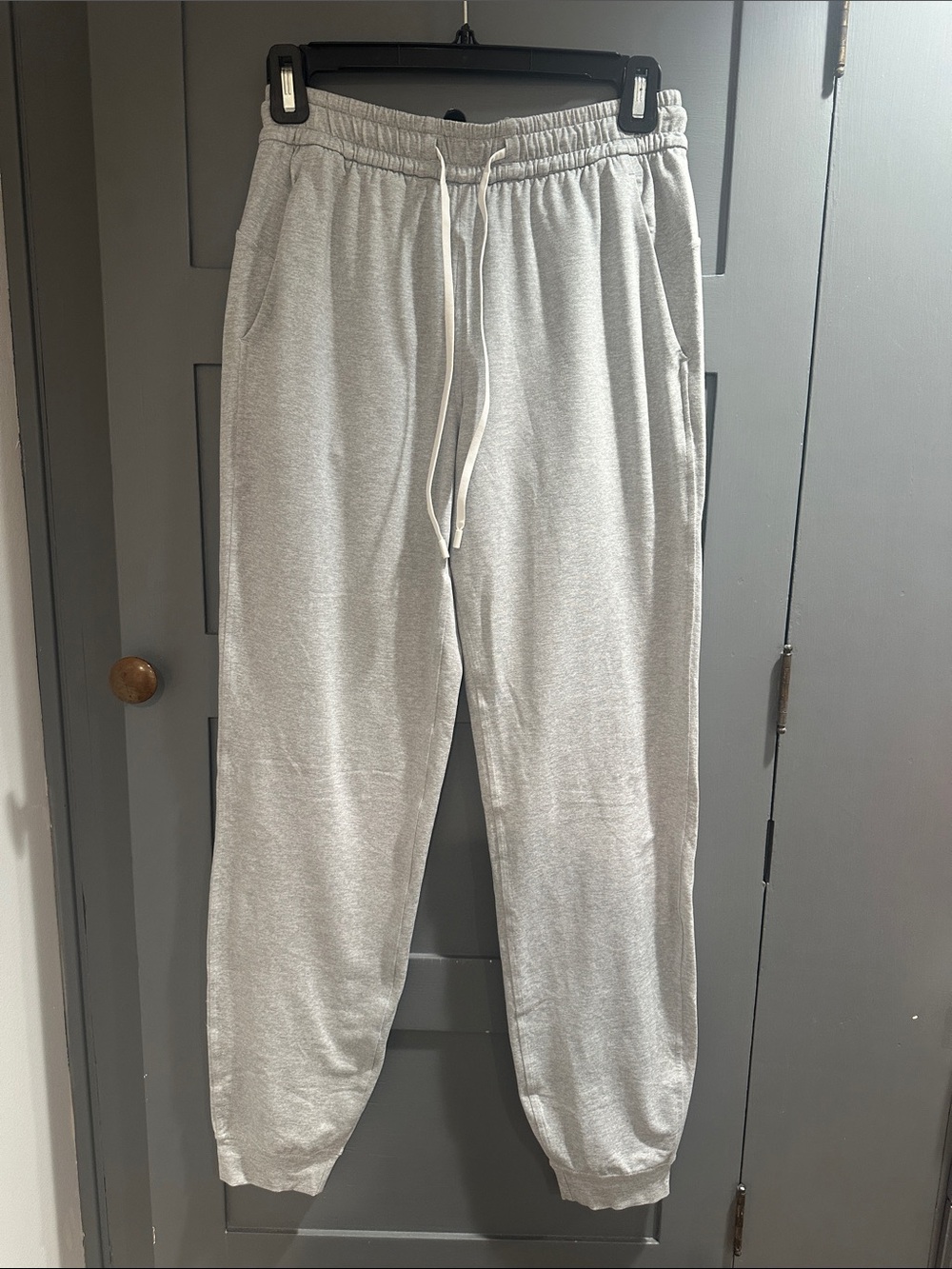 lululemon soft jersey classic-fit mid-rise jogger gray